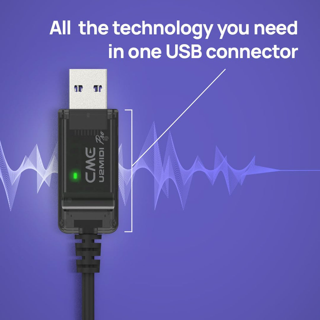 High-Speed USB MIDI Cable with Filter and Mapper Q4365