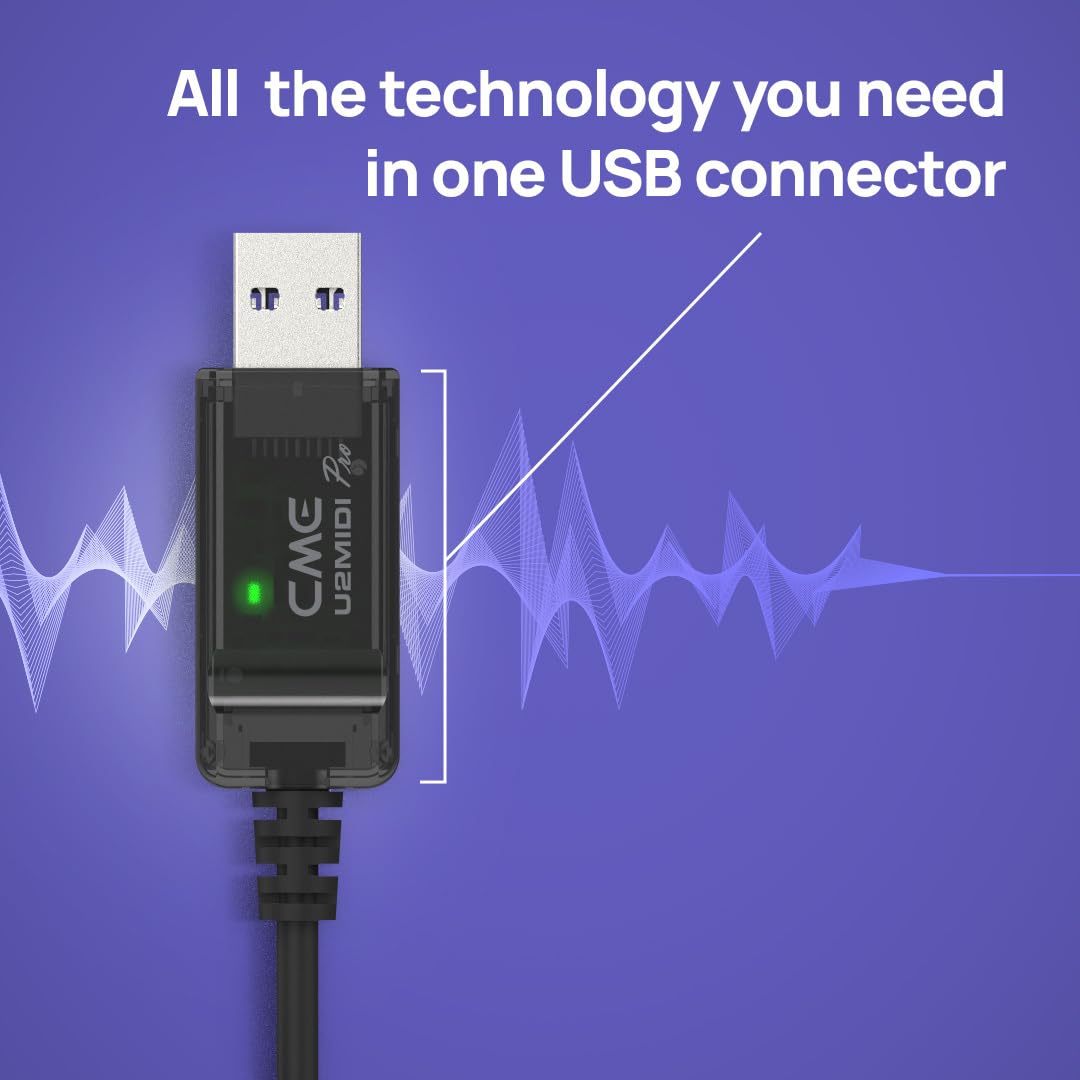 High-Speed USB MIDI Cable with Filter and Mapper Q4365