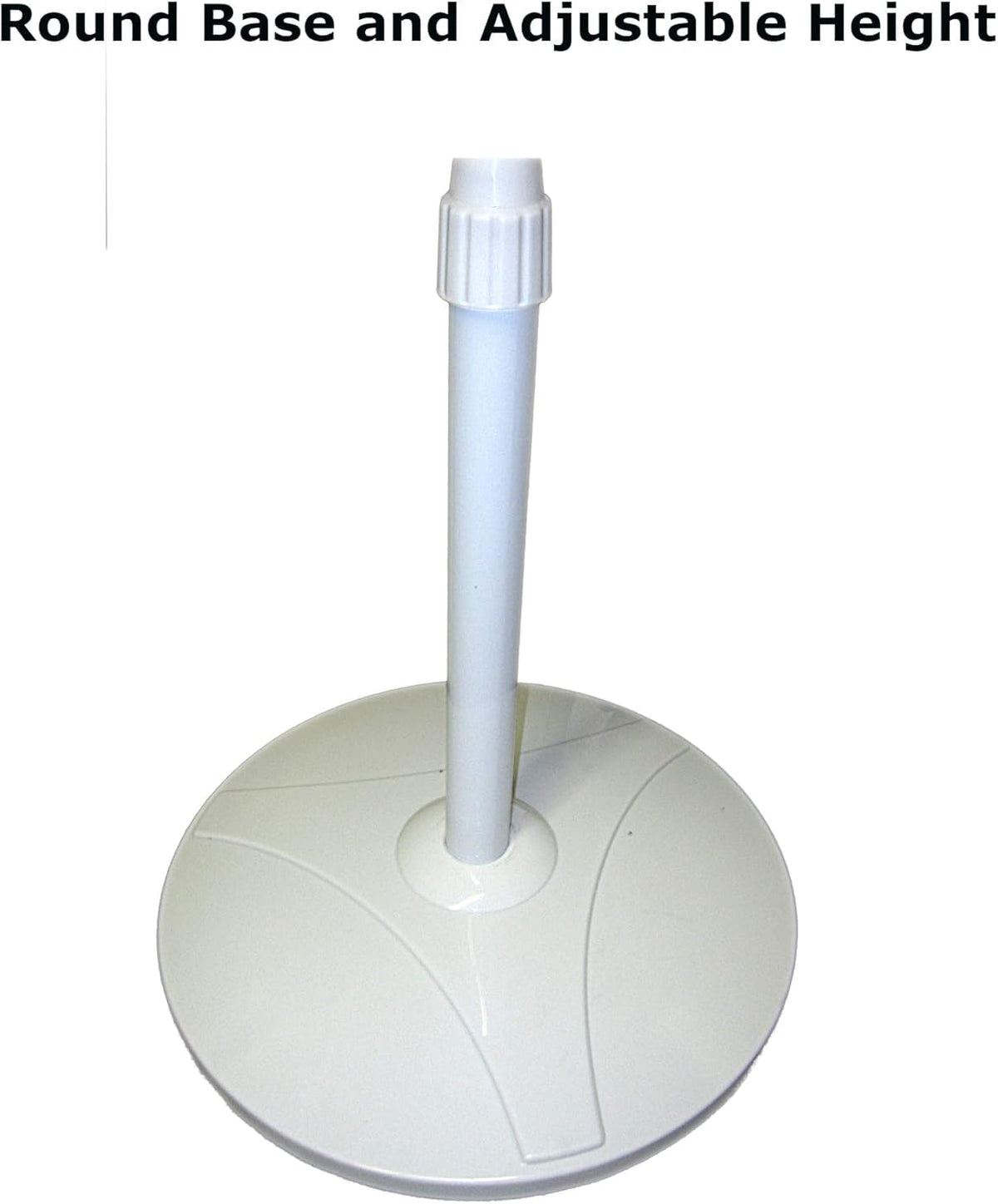 16-Inch Oscillating Stand Fan with Remote Control, White C97033