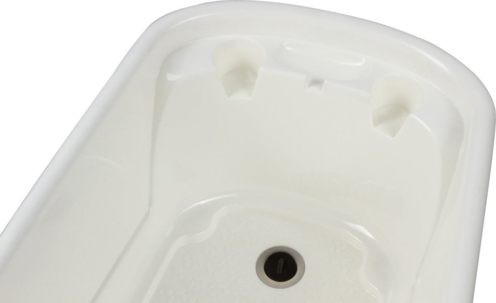 Portable Pet Bath Tub White 37.5"x19.5"x35.5" O85067