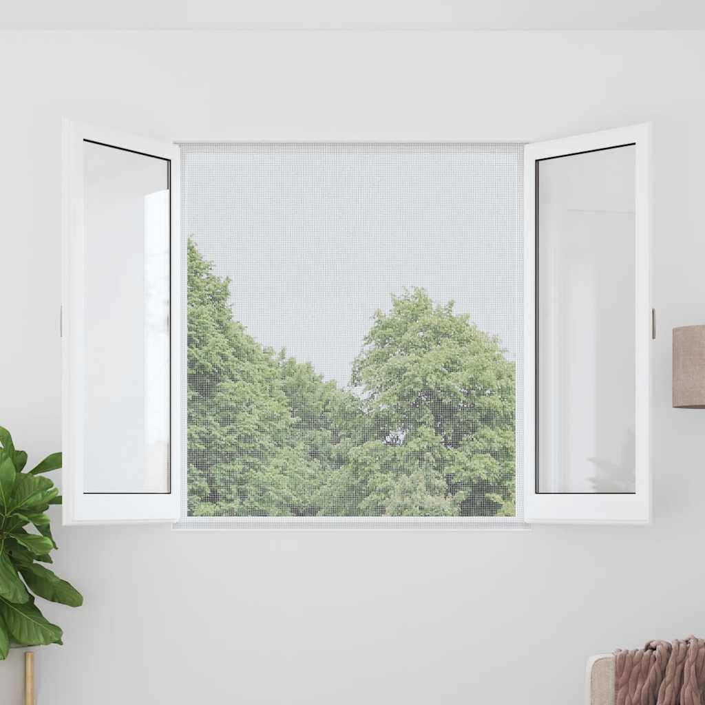 Aluminum Mesh Screen 39.4"x196.9" Silver P58414
