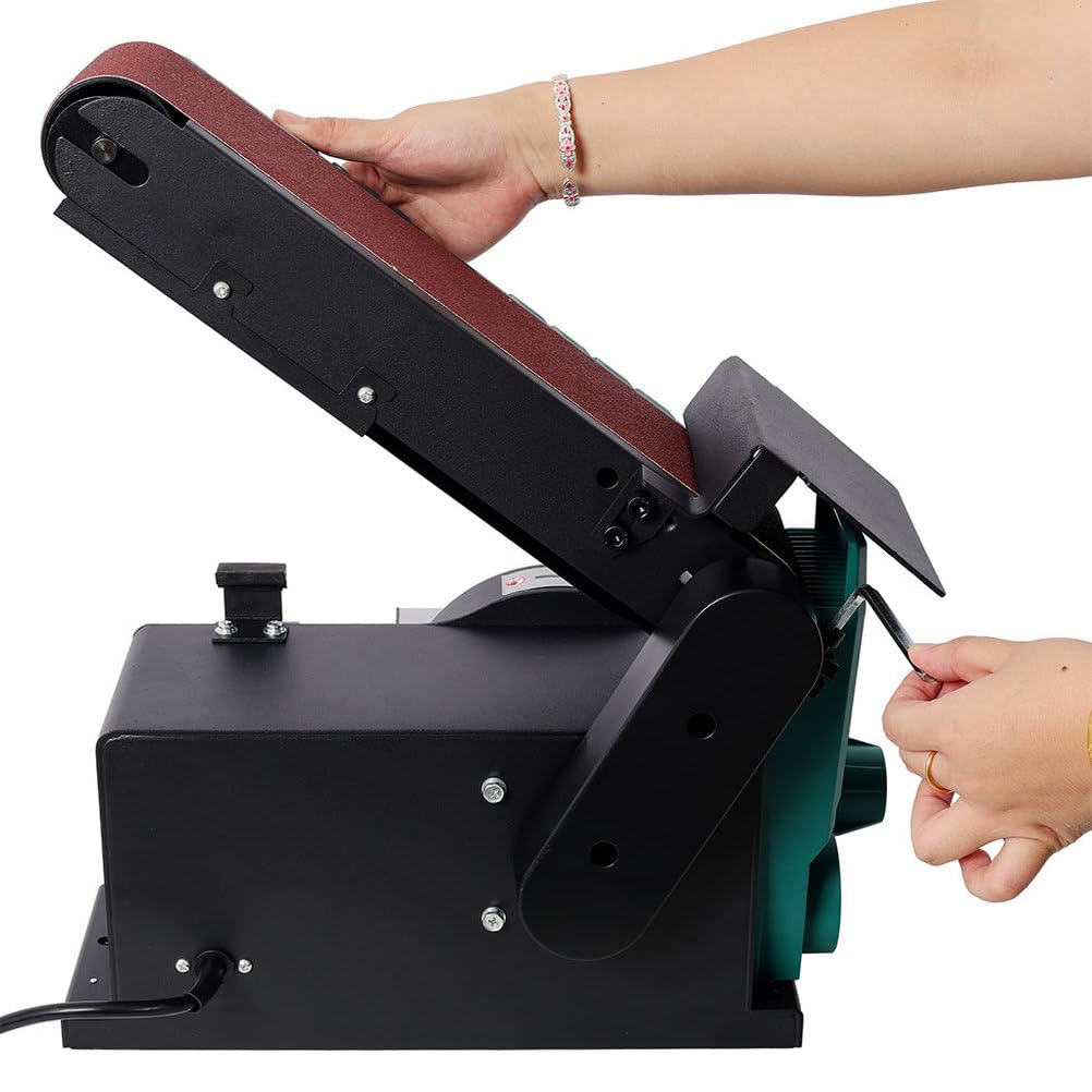 4x36 in Belt & 6 in Disc Sander with Cast Iron Base L672