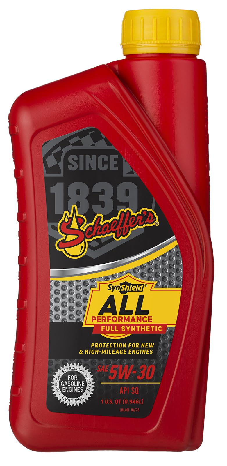 Full Synthetic 5W-30 Gasoline Engine Oil 1-quart bottle G873