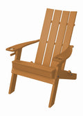 Folding Poly Adirondack Chair with Integrated Cupholders R174728