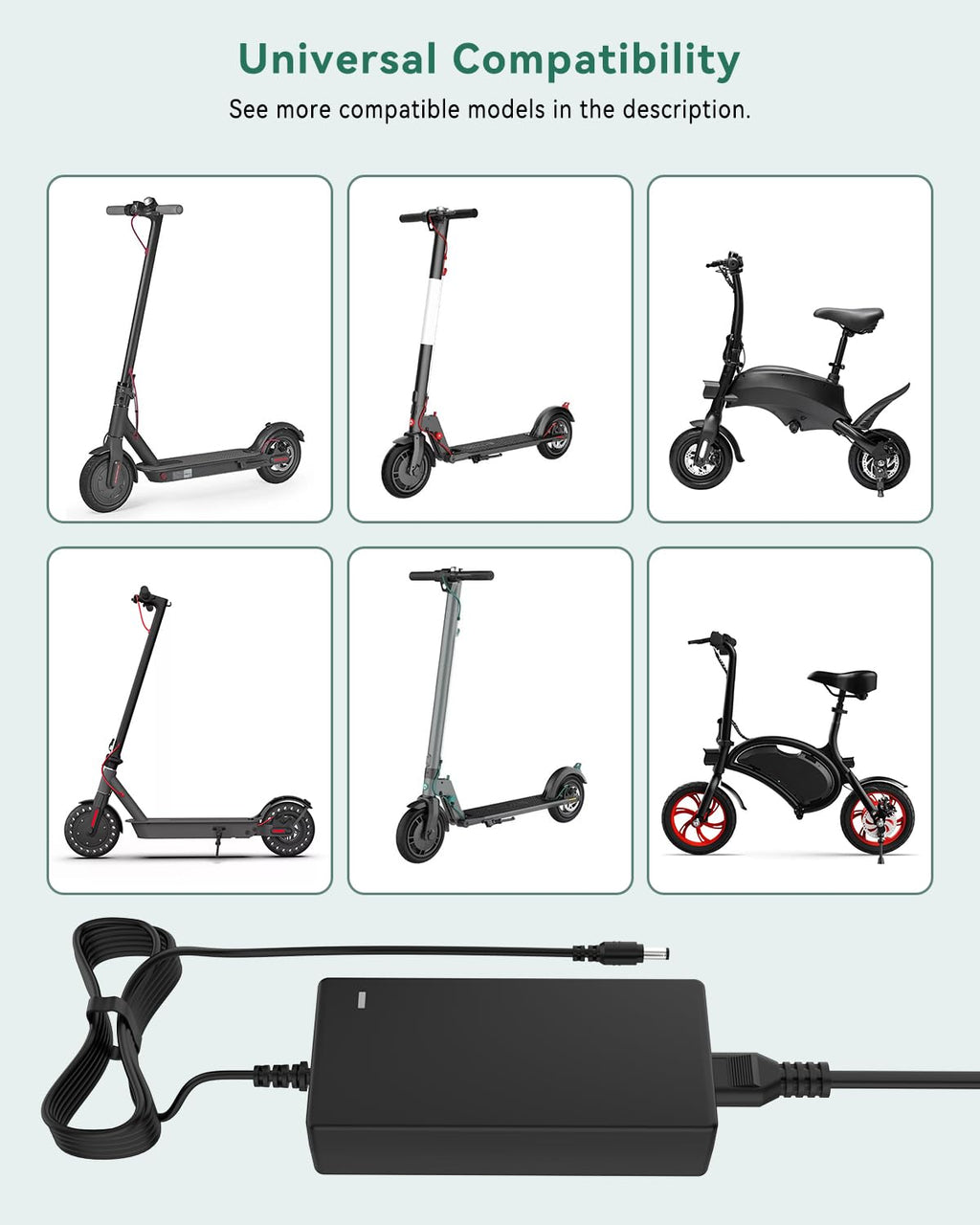 42V 2A Electric Scooter Charger J345