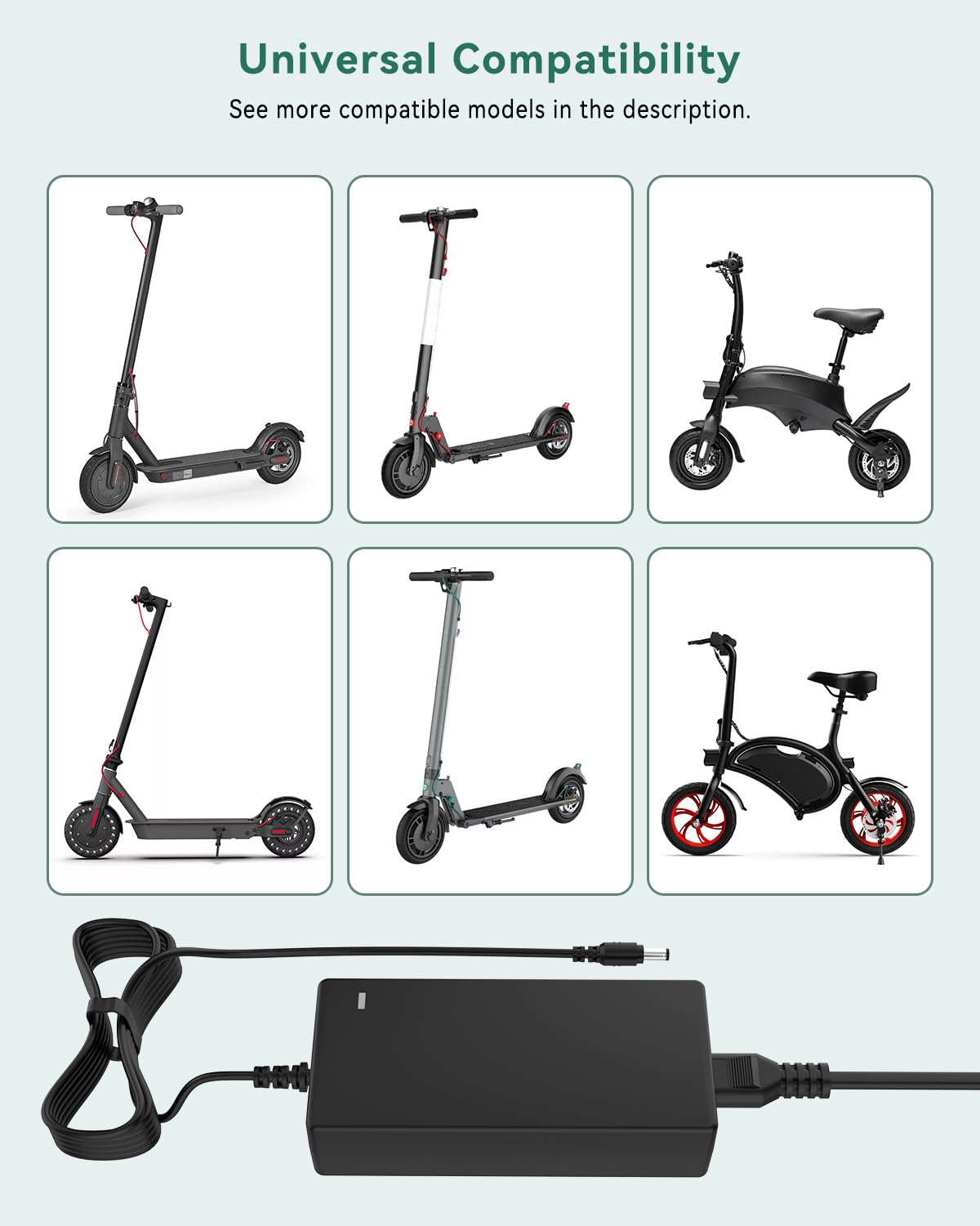 42V 2A Electric Scooter Charger J345