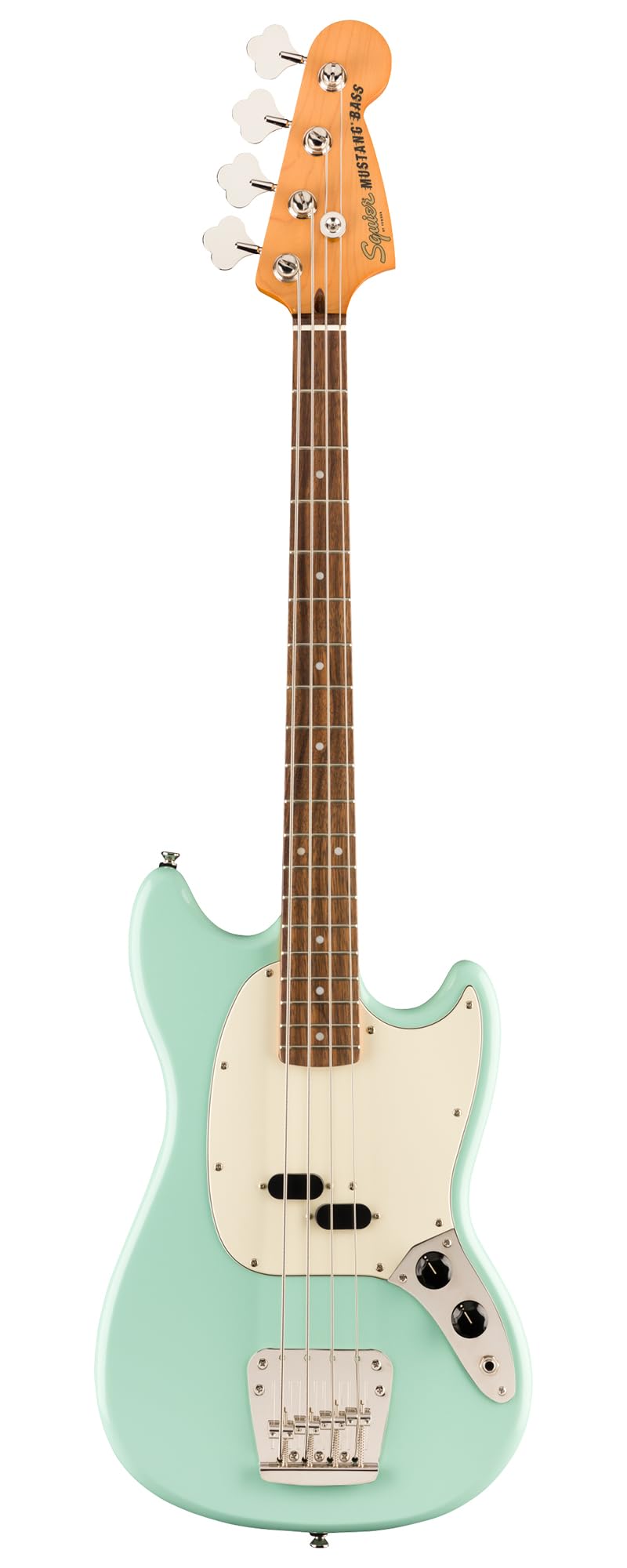 Surf Green Electric Bass Guitar with Instrument Cable, Tuner, Strap E16302