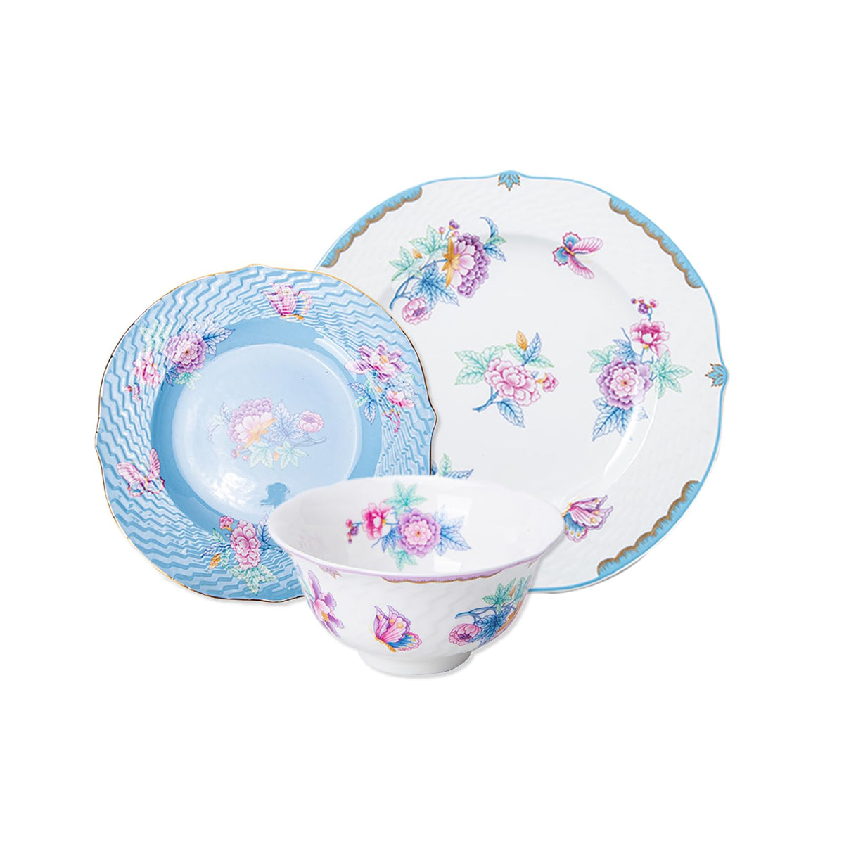 Bone China 12-Piece Dinnerware Set for 4 Z88317