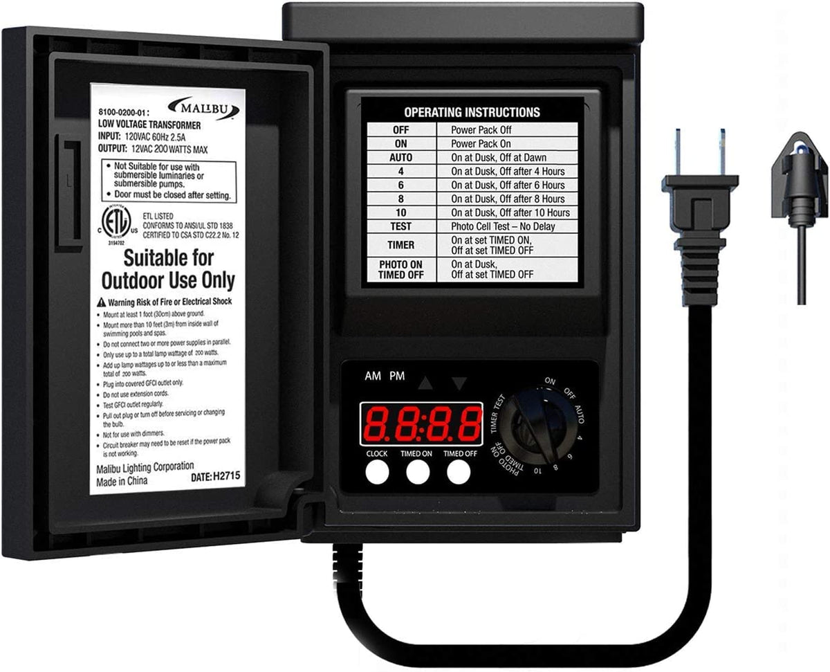 200 Watt Low Voltage Landscape Lighting Transformer U830173
