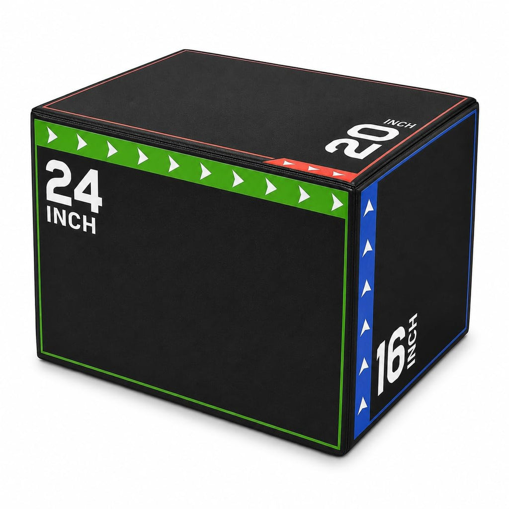 3-in-1 Foam Plyo Box with Carry Handles F1174