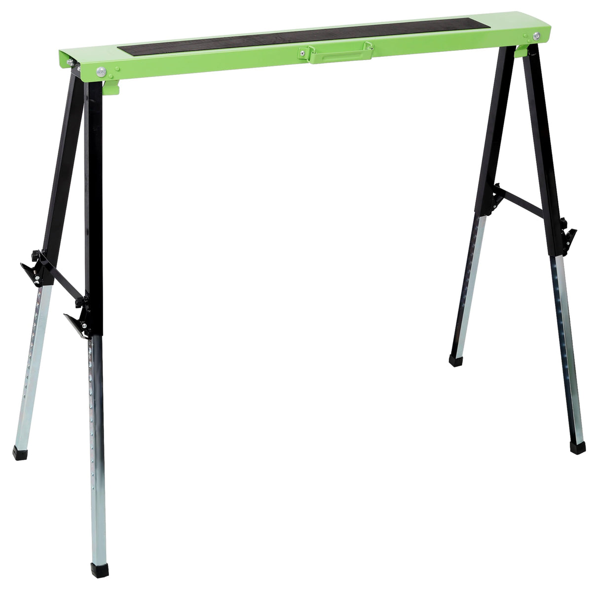 2 Pack Heavy Duty Steel Folding Sawhorse with Carry Handle V7621