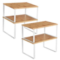 Set of 4 Kitchen Storage Shelf P197093