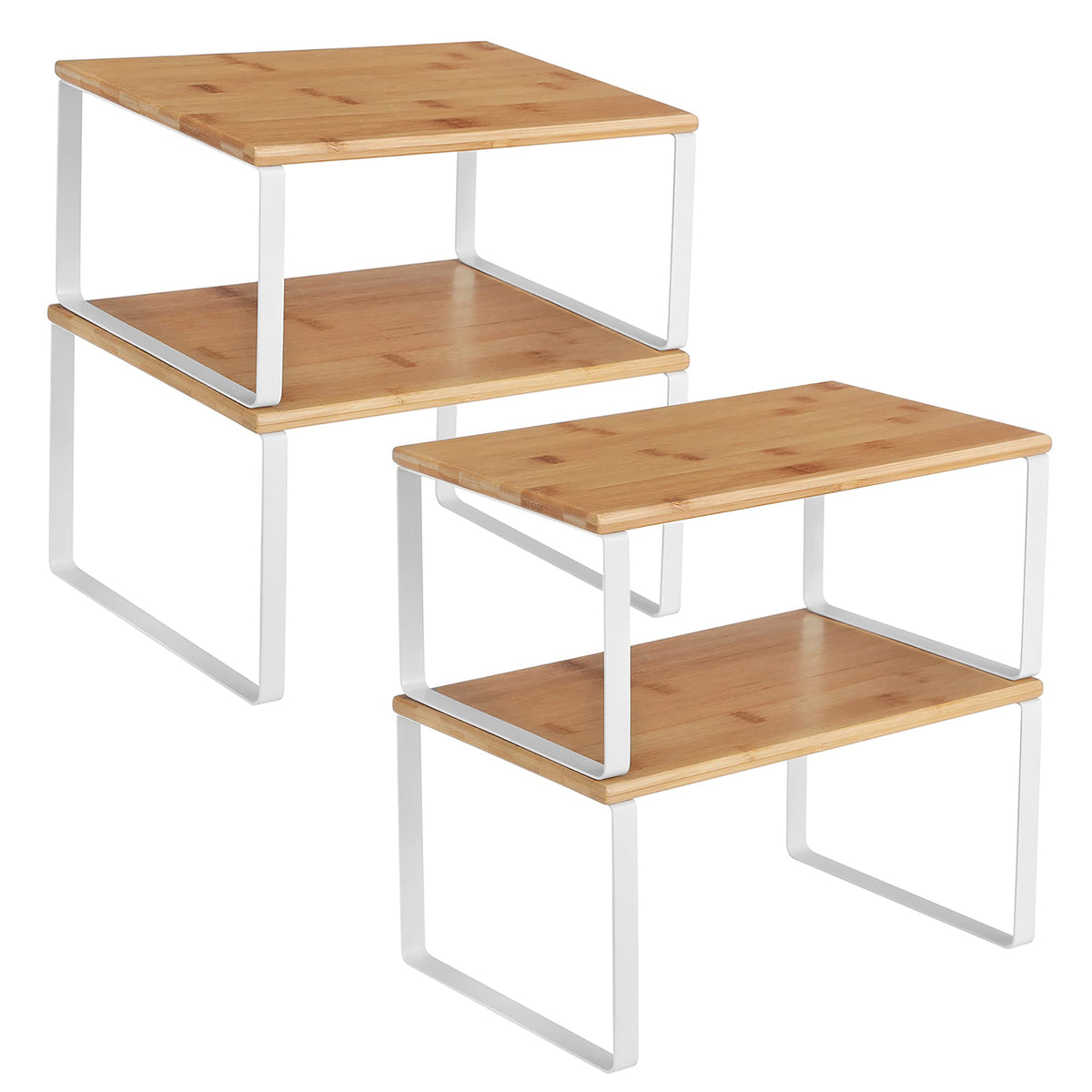 Set of 4 Kitchen Storage Shelf P197093