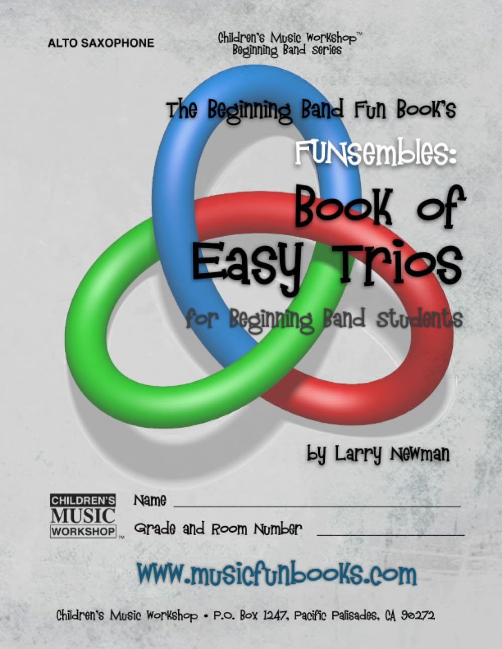 Beginning Band Alto Saxophone Book of Easy Trios I265340