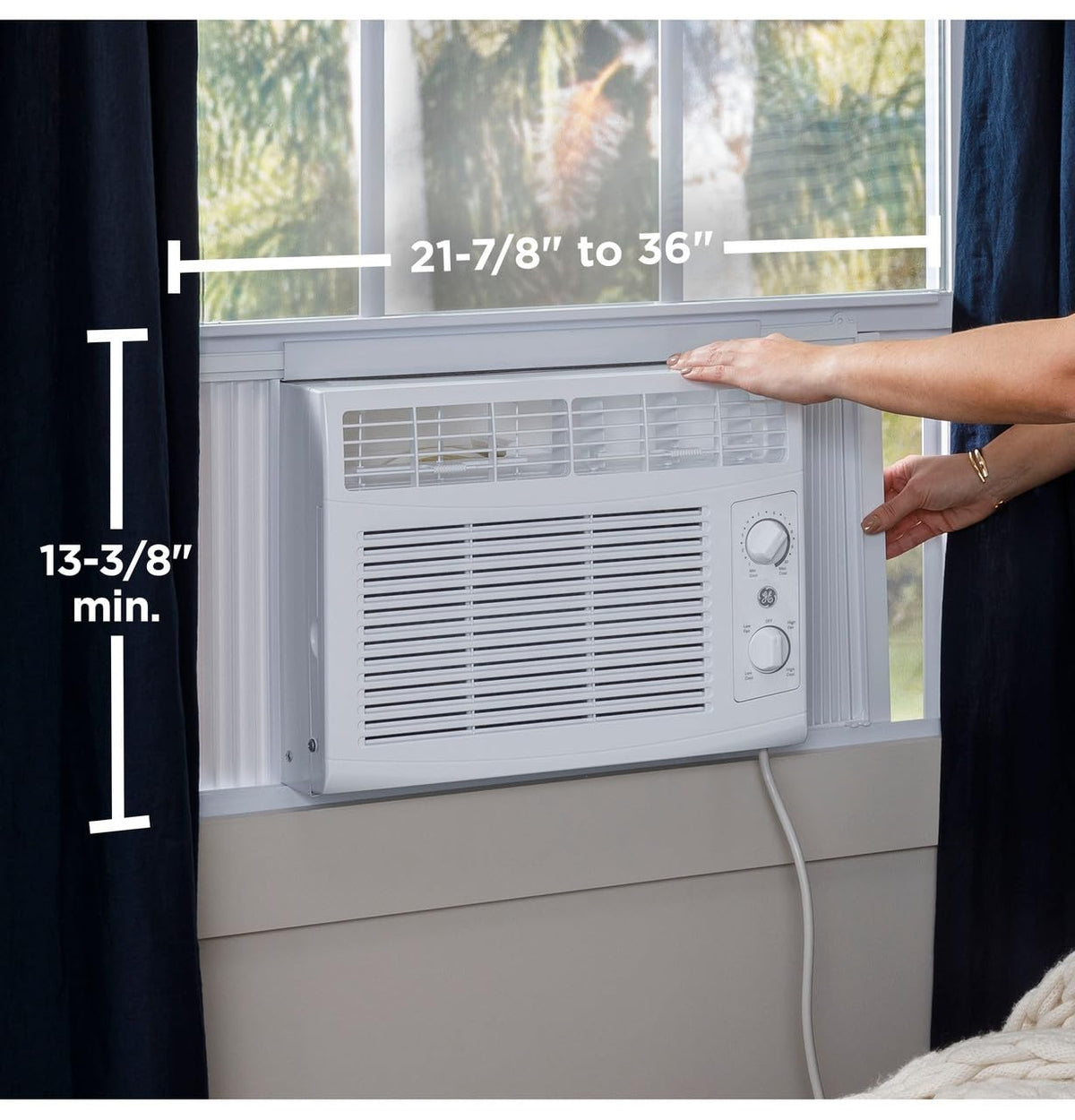 5,000 BTU Mechanical Window Air Conditioner D58501