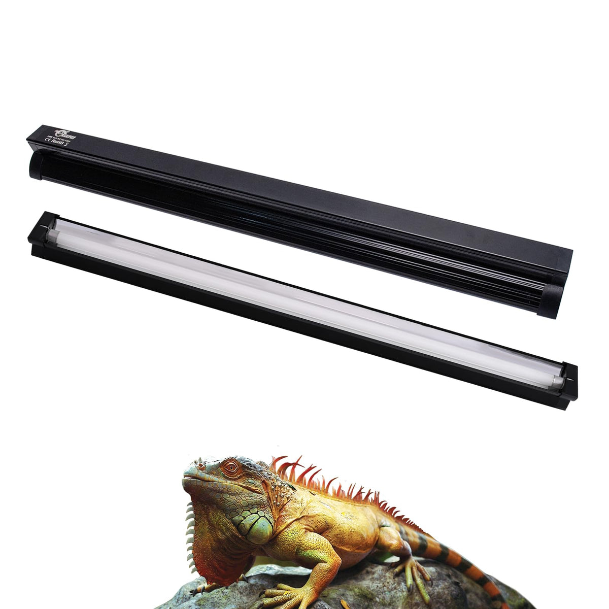 24W 22 Inch T5 HO UVB10.0 Reptile Light Combo Kit C66686