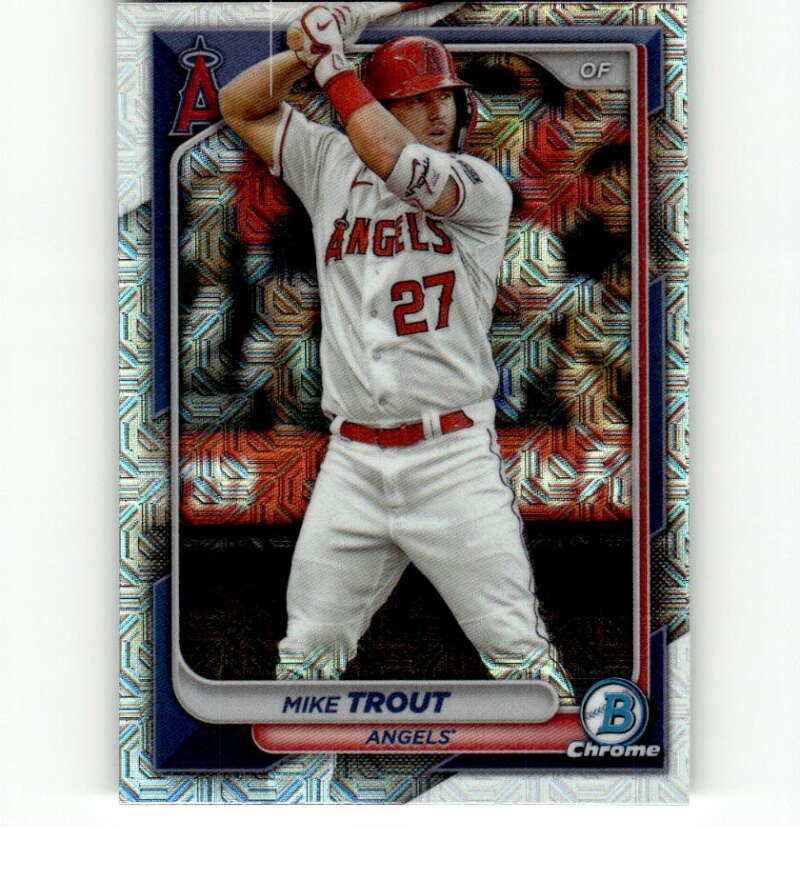 2024 Bowman Chrome Mega Box Mojo Refractor Baseball Trading Card K517448