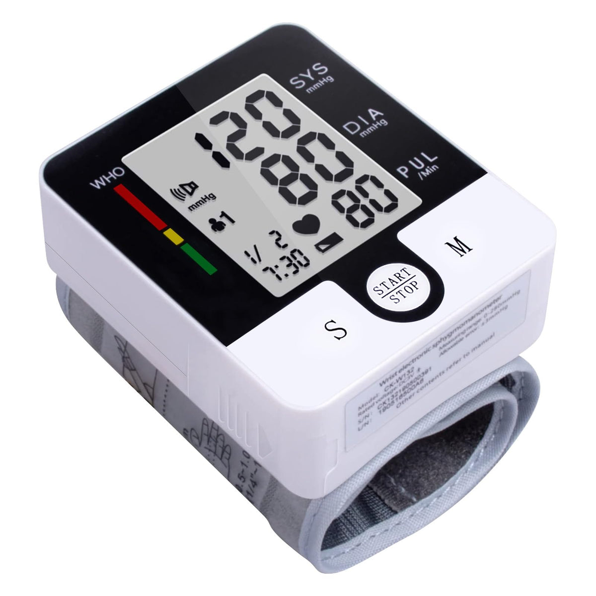 Automatic Talking Wrist Blood Pressure Monitor W859