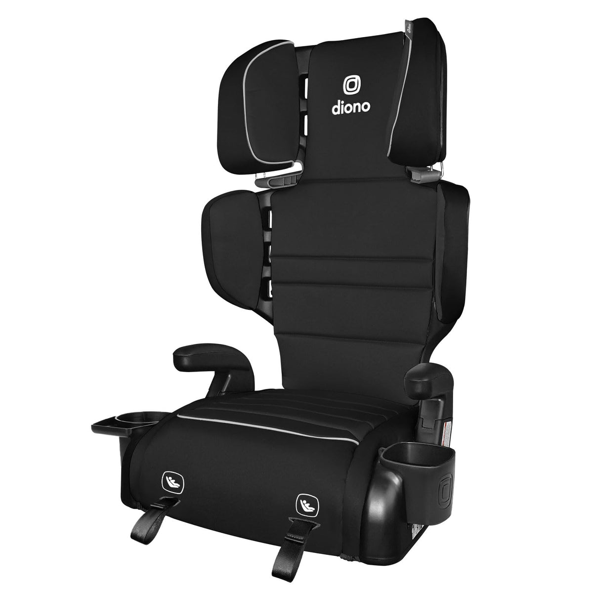 2-in-1 High Back Booster, 40-120 lbs, Black P4989