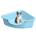 Corner Litter Box, Low Entry Kitten Litter Box P826