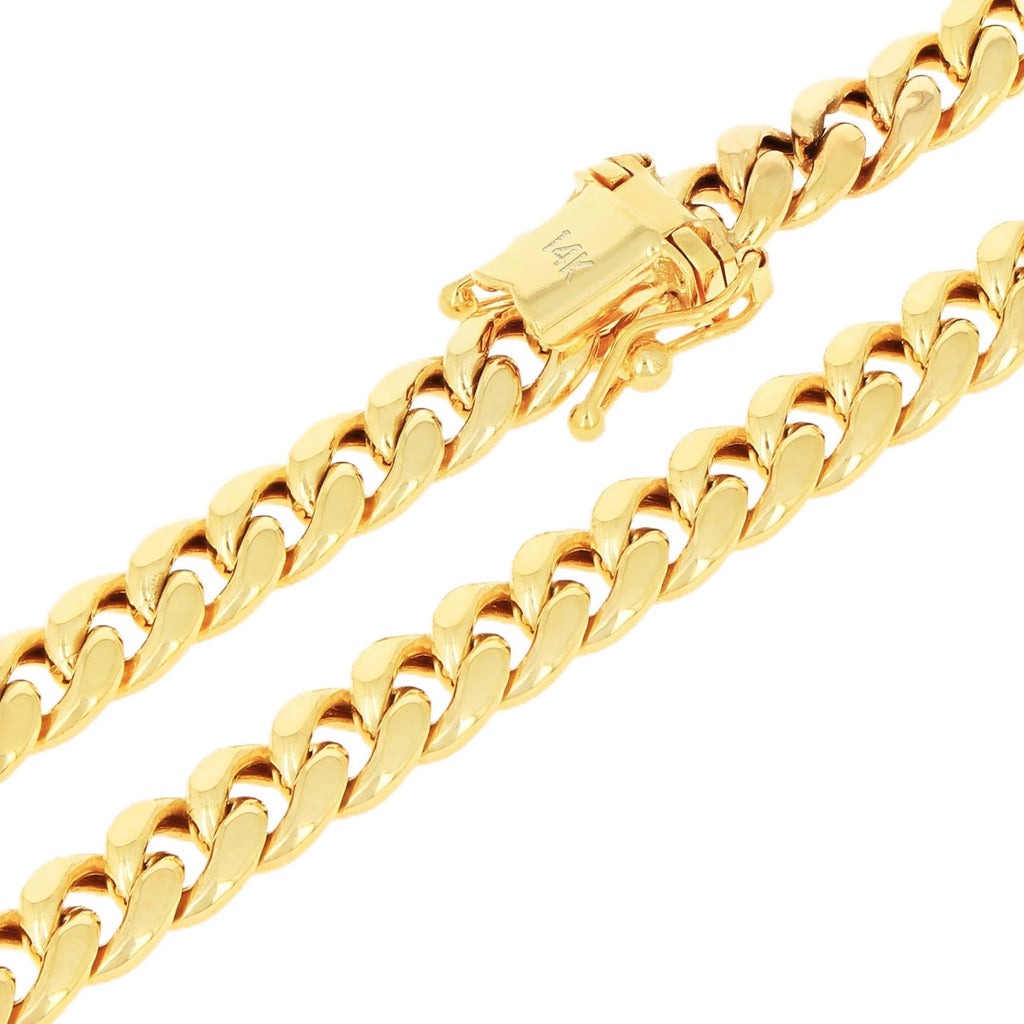 14k Yellow Gold Cuban Chain Necklace N79659