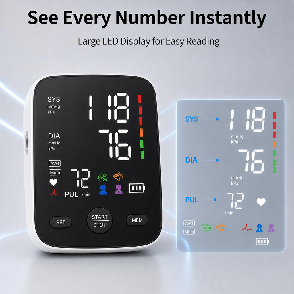 Blood Pressure Monitor with Wide Cuff H922755