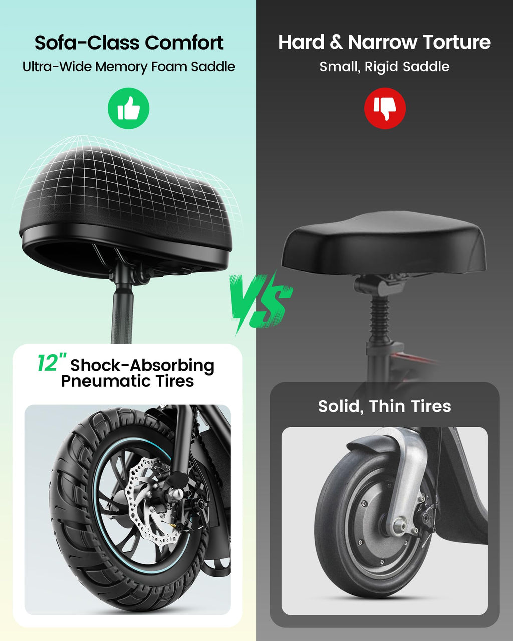 Electric Scooter with Seat R777331