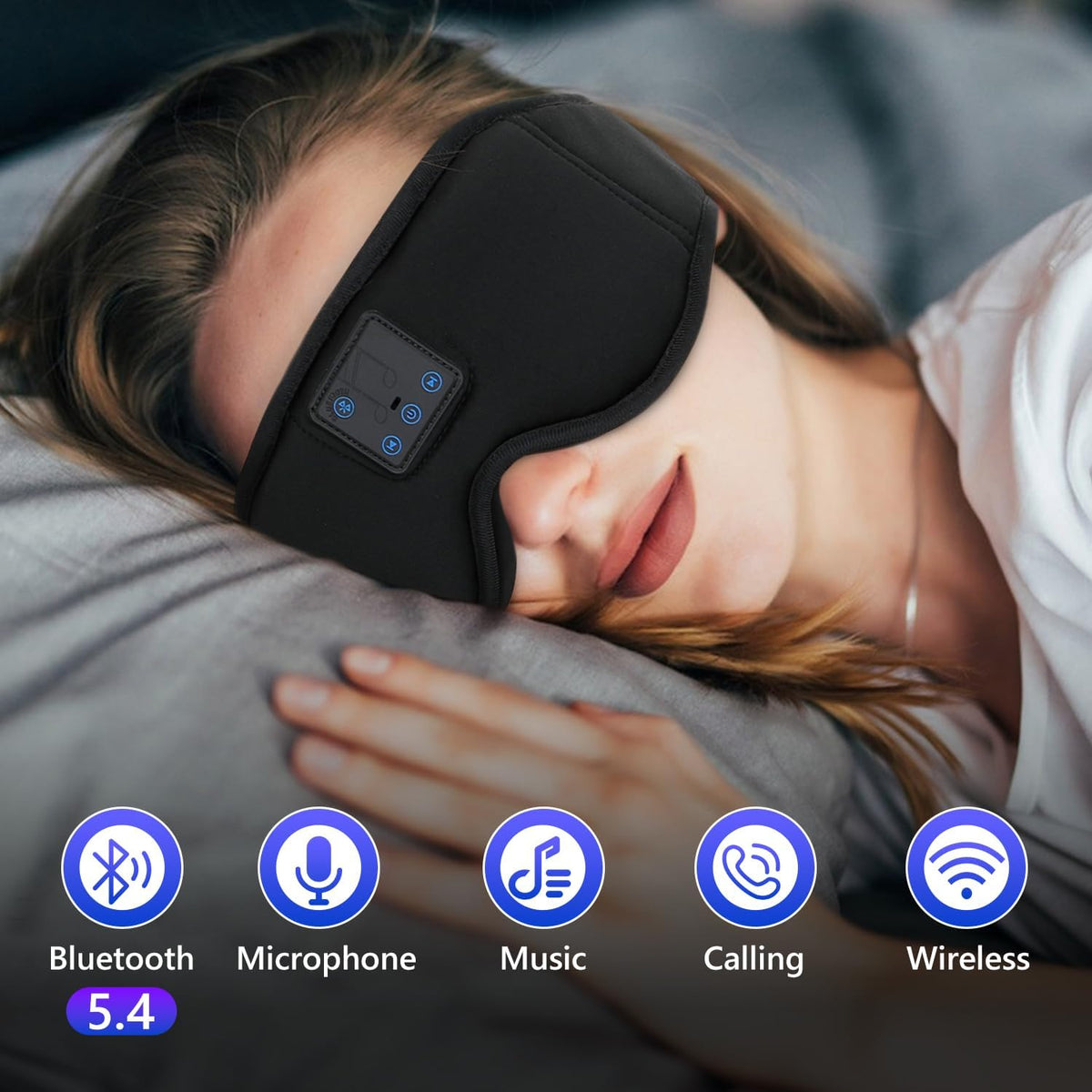 Sleep Mask with Bluetooth Headphones L23064