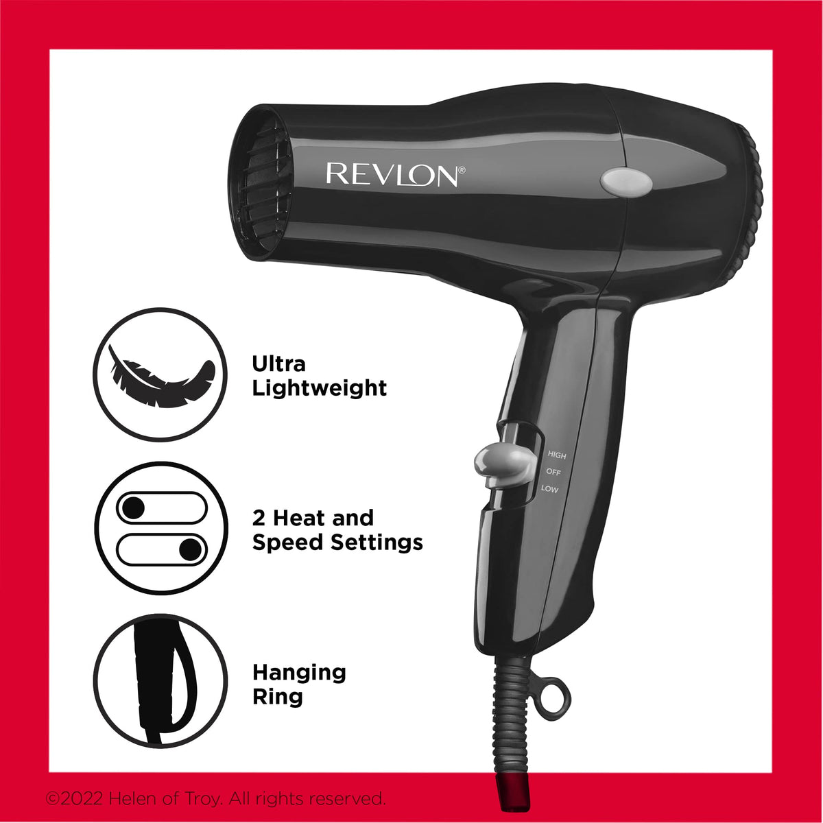 Compact 1875W Hair Dryer V72045