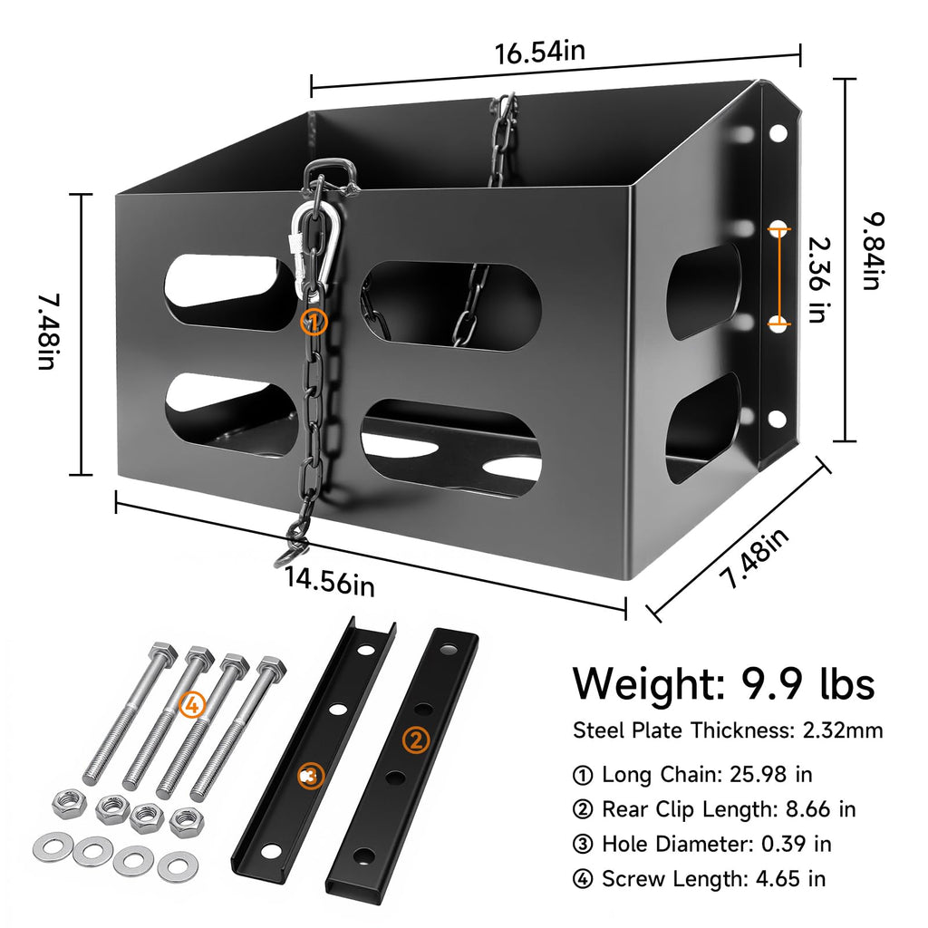 Lockable Metal Steel Gas Cans Holder Rack 5 Gallon U491300