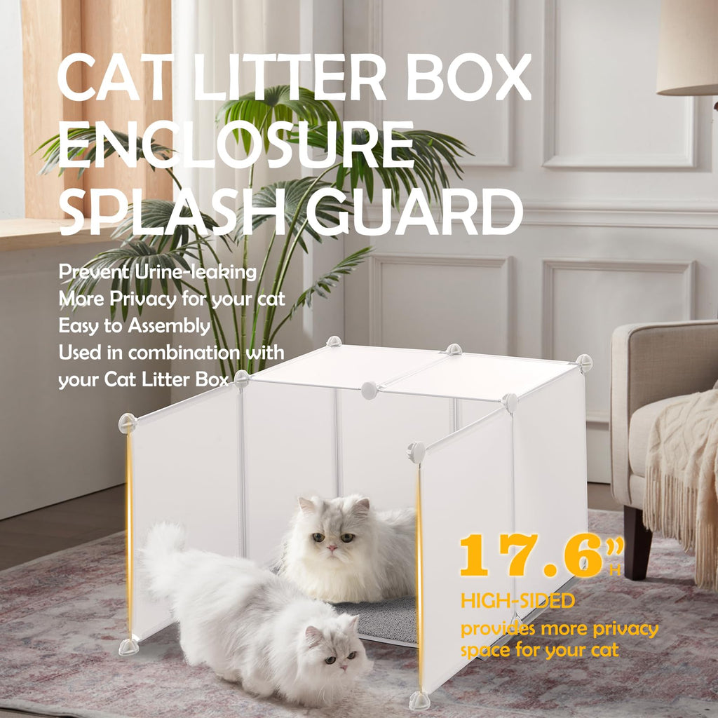 Cat Litter Box Enclosure with Litter Mat W951