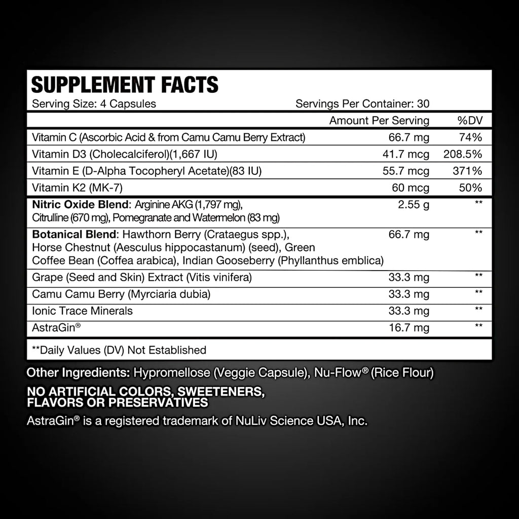 120 Capsules Ginseng Nitric Oxide Z654385