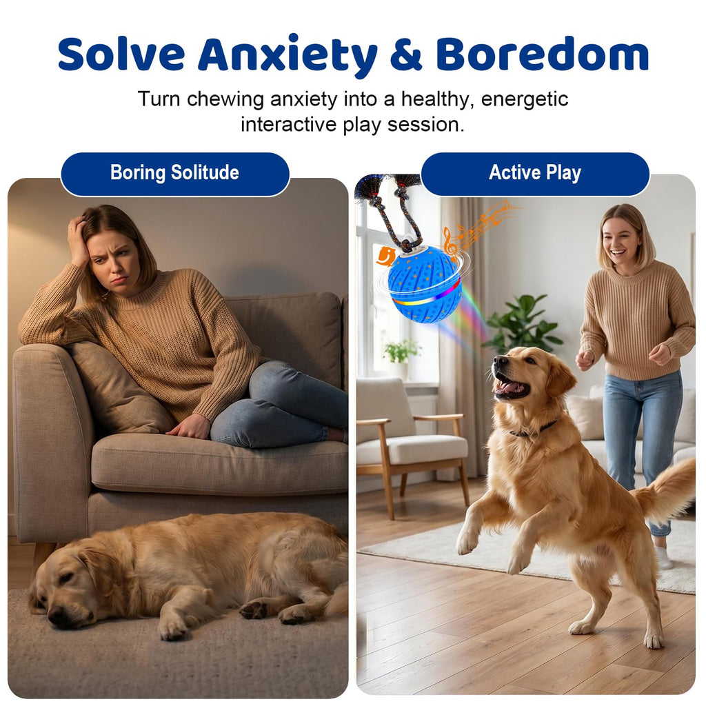 Interactive Dog Toys Ball for Aggressive Chewers L678
