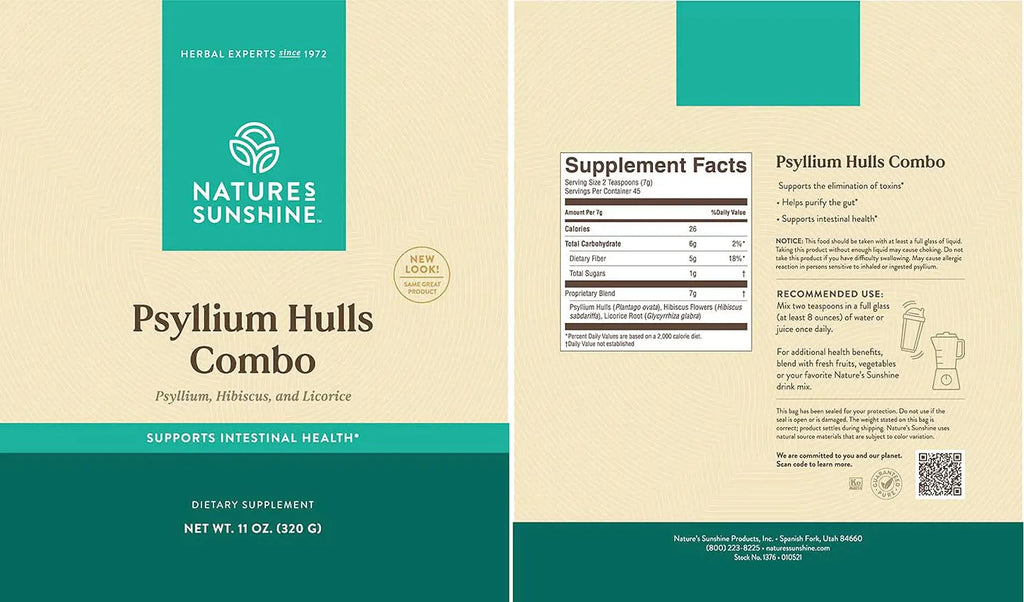 Psyllium Hulls Combination 11 Oz L76052