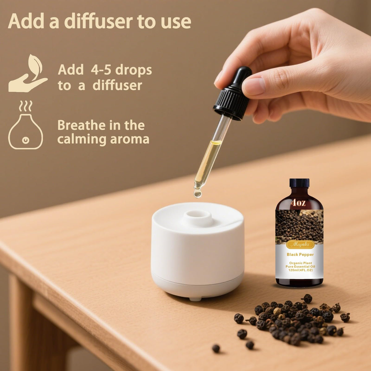 16oz & 4oz Lavender & Black Pepper Aromatherapy Set Q7654