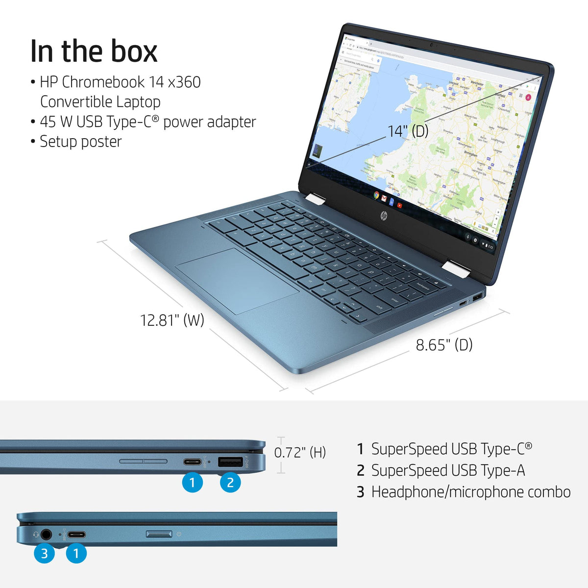 14" 2-in-1 Touchscreen Chromebook Y33069