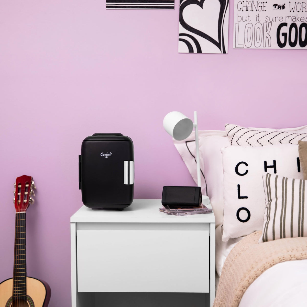 Portable 4L Mini Fridge Cooler & Warmer, Black I377470