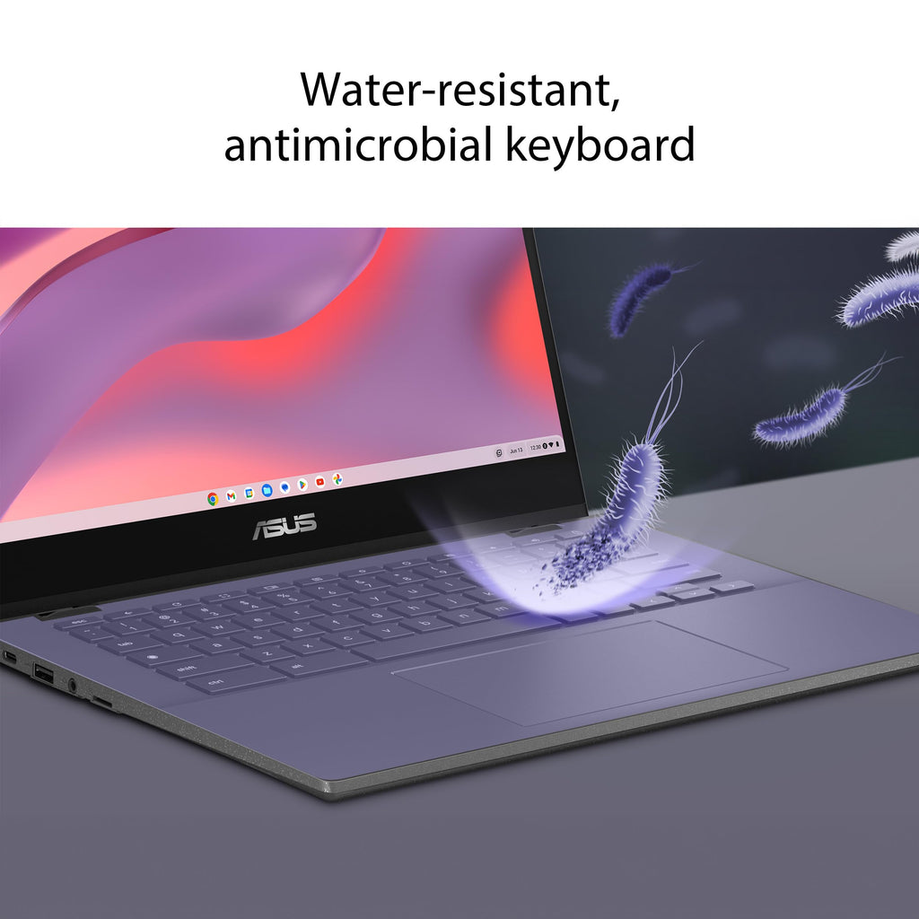 14" HD Anti-Glare Chromebook, MediaTek Kompanio 520, 4GB RAM, 64GB eMMC, Gray P637699