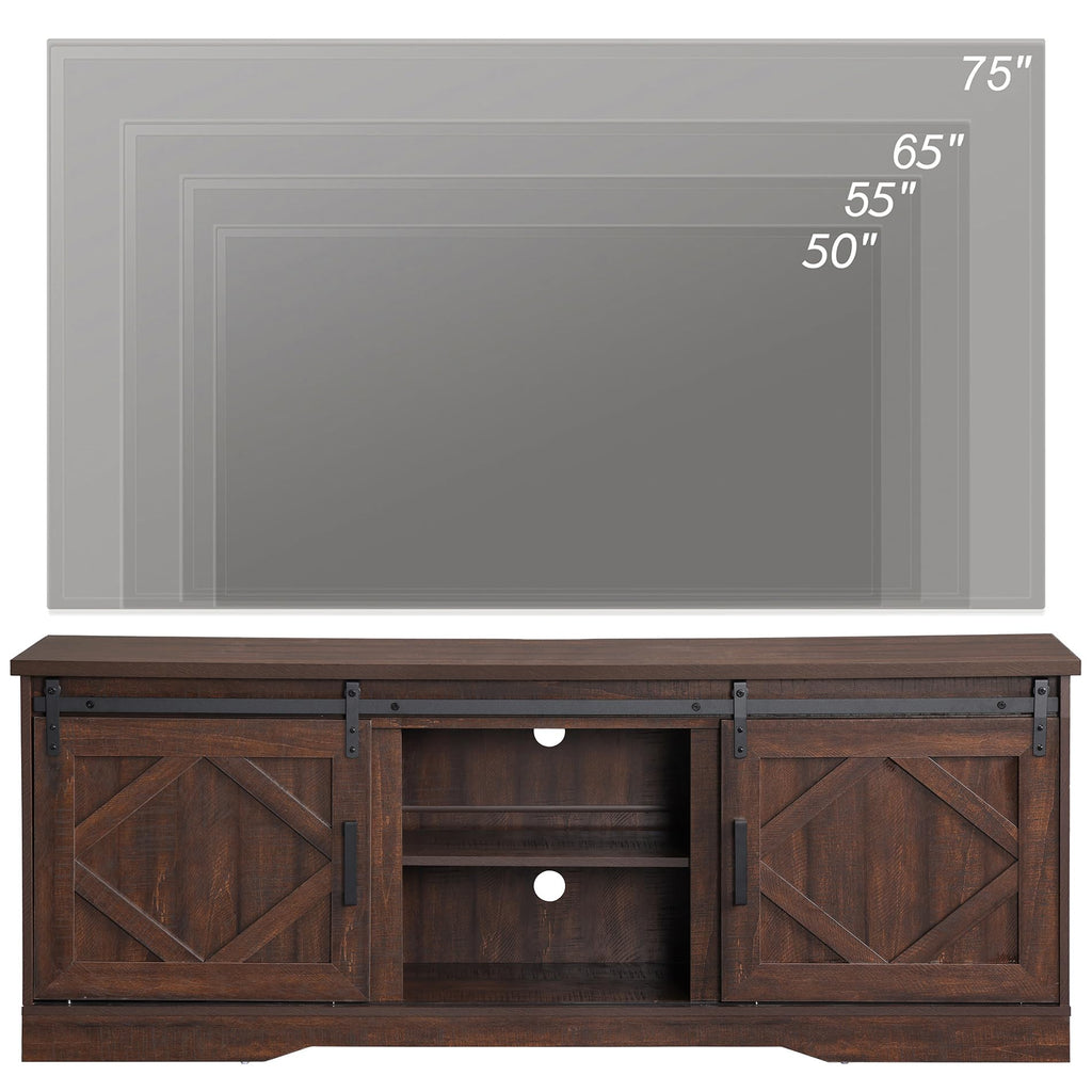 Farmhouse TV Stand for 60-75 inch TV E183