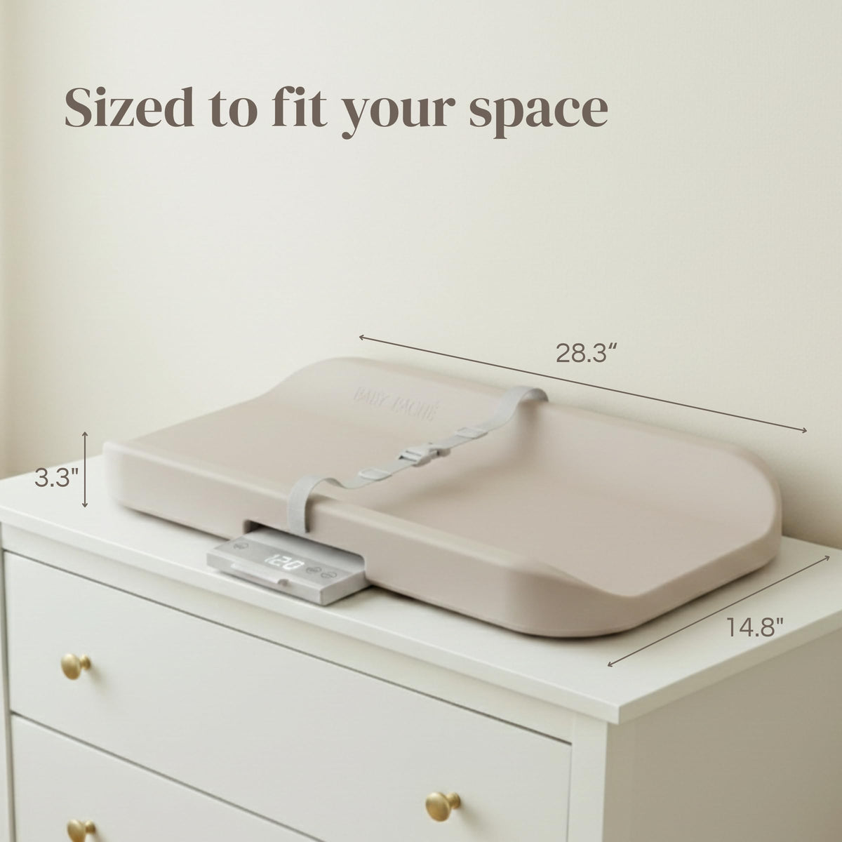 2-in-1 Baby Changing Pad with Scale K892