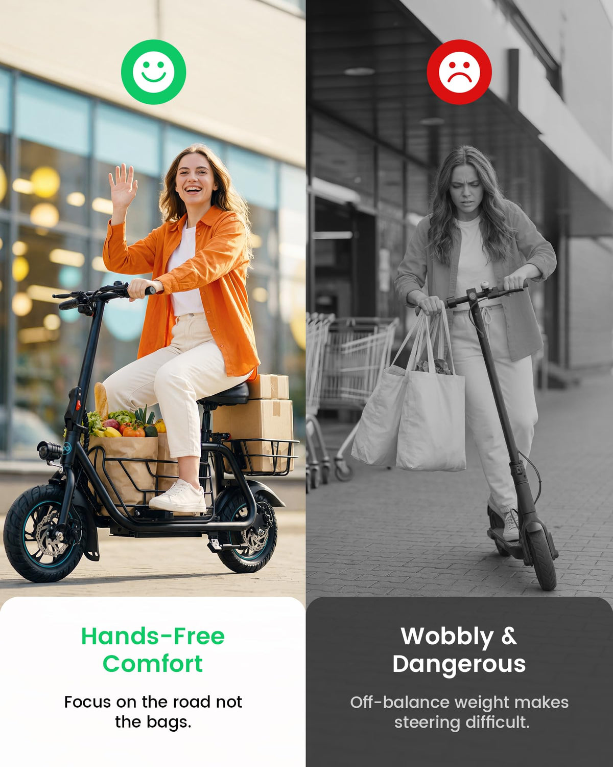 Electric Scooter with Seat R777331
