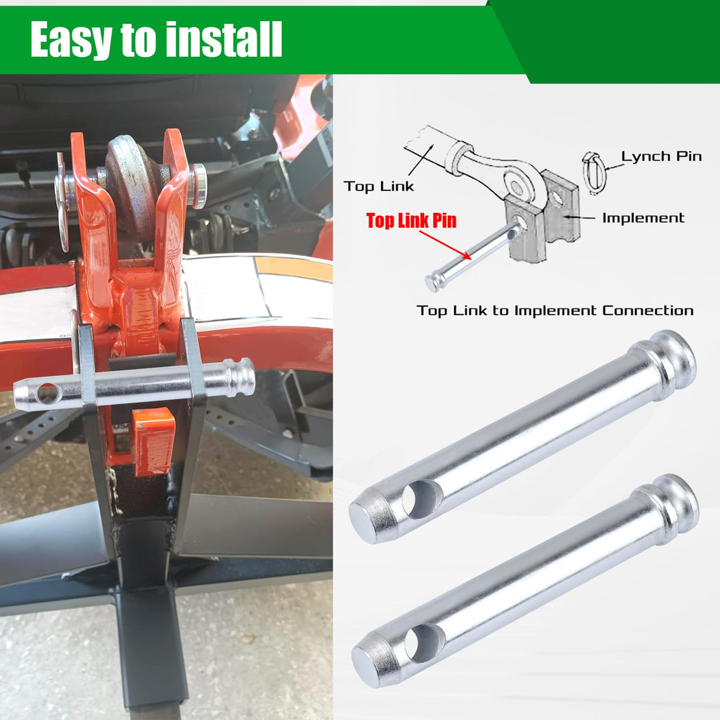 Cat 1 Tractor Top Link Pin Hitch 4 Pack R6122