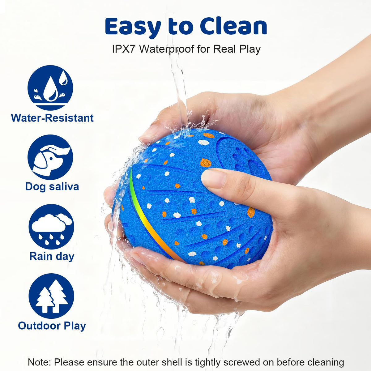 Interactive Dog Toys Ball for Aggressive Chewers L678