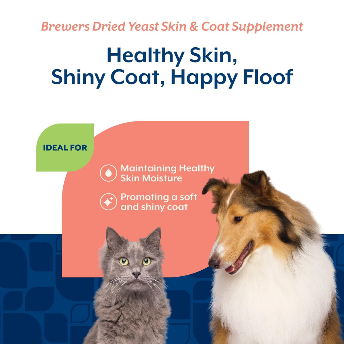 Brewer's Dried Yeast Chewable Tablets with Omegas for Dogs & Cats Z286