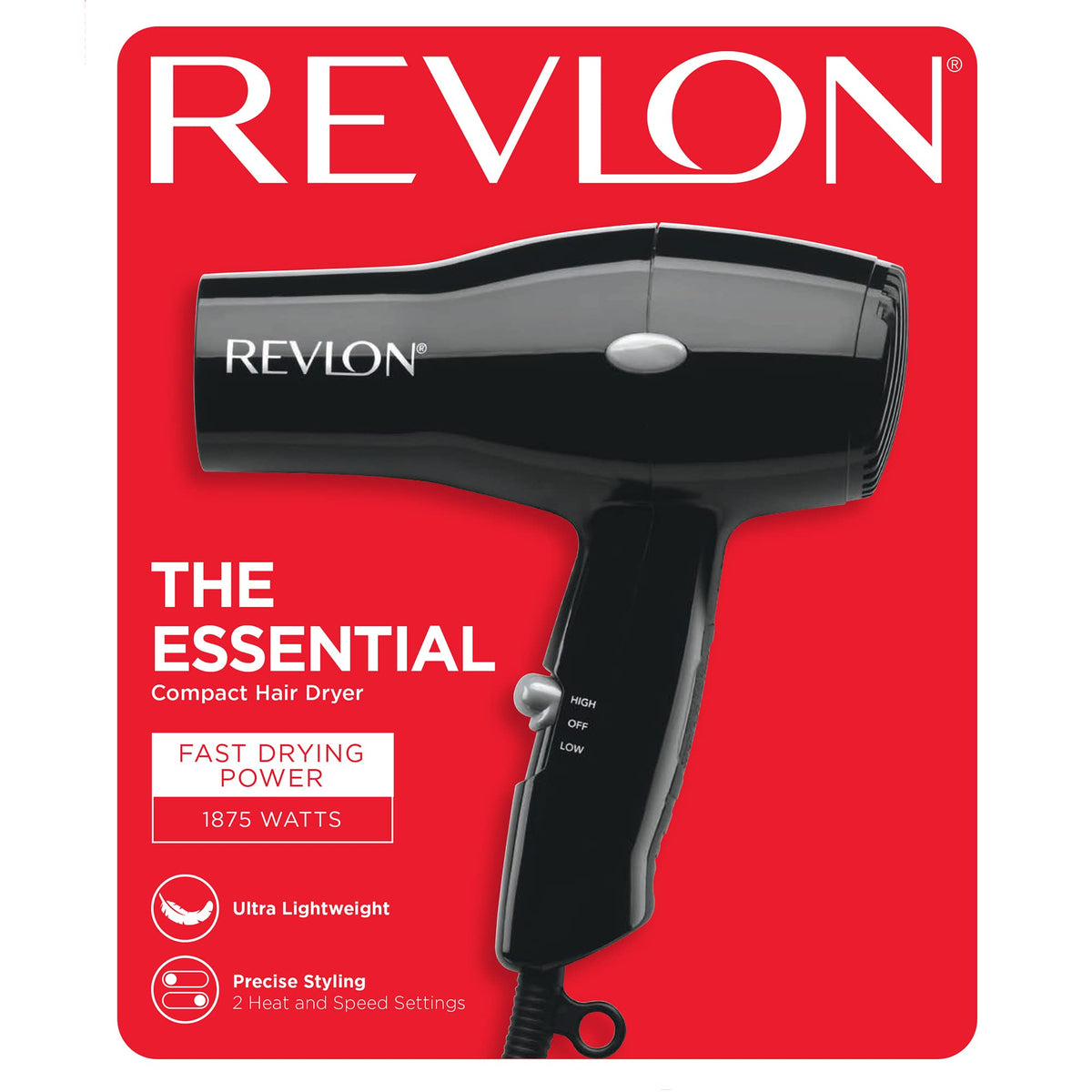 Compact 1875W Hair Dryer V72045