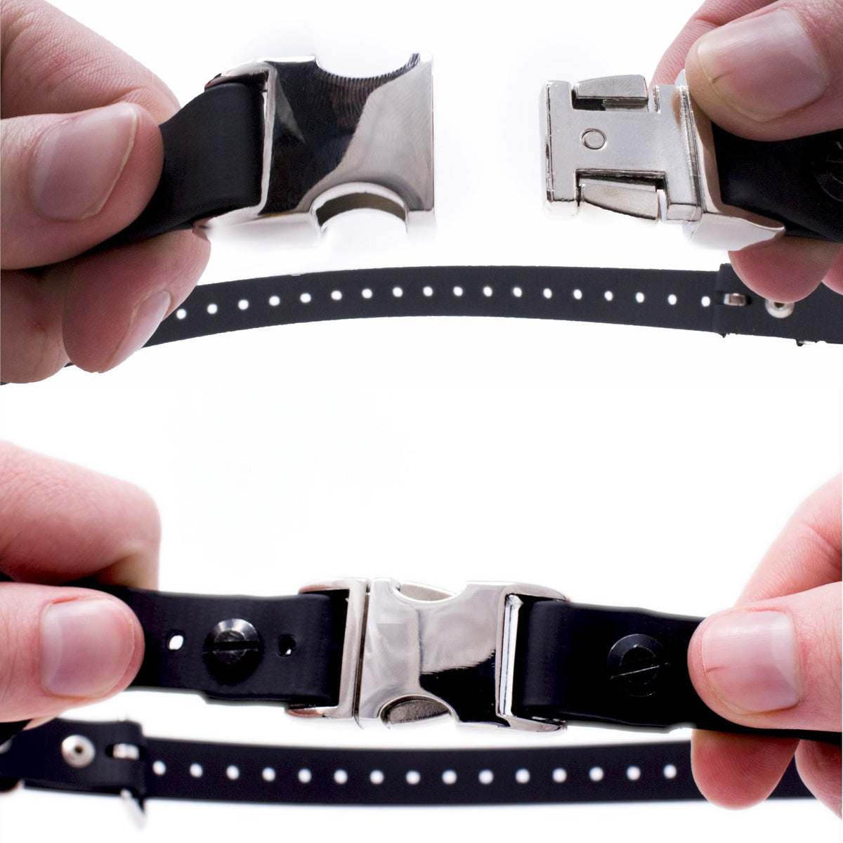 Black Quick Snap Collar Strap J910