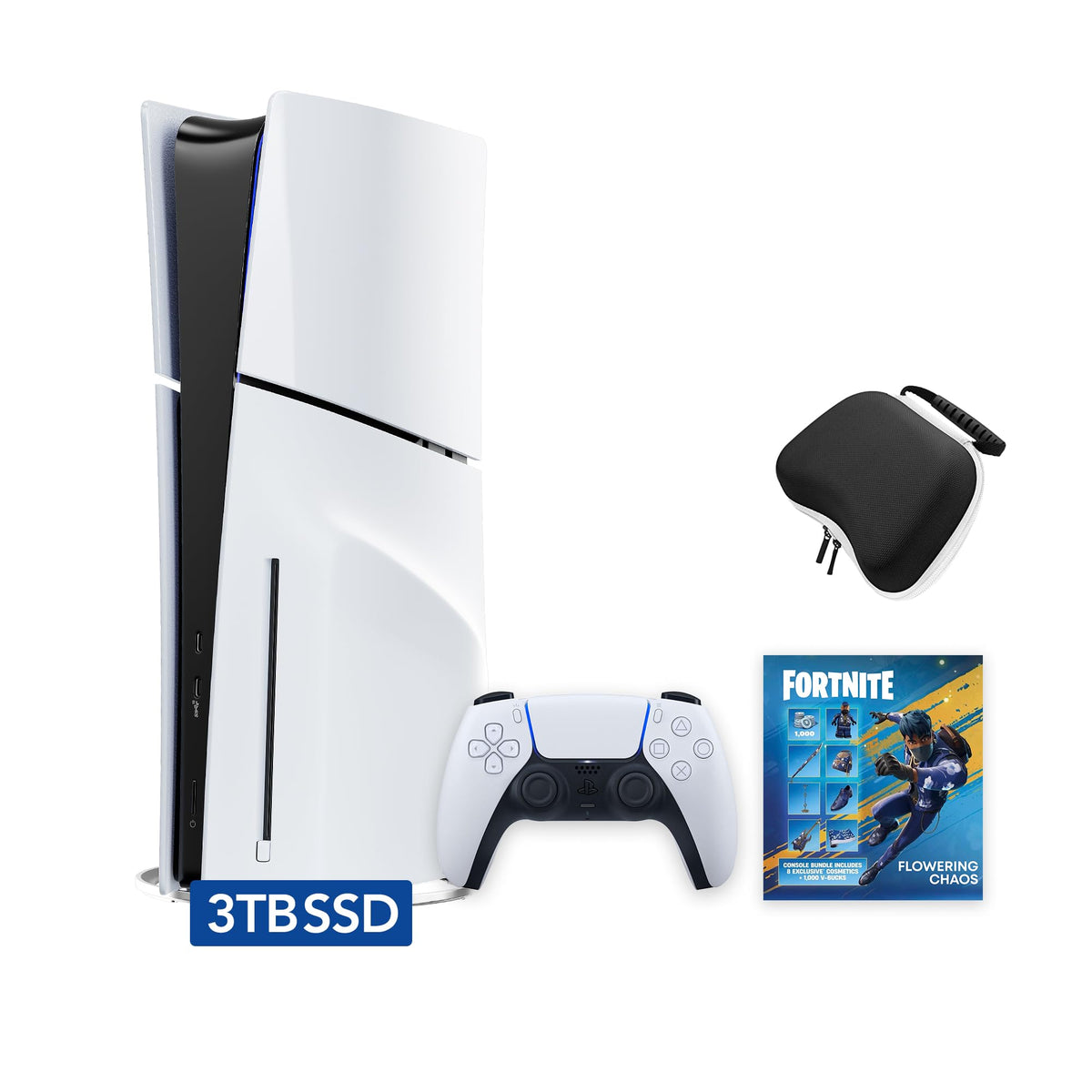 White 3TB Disc Edition Gaming Console K2297