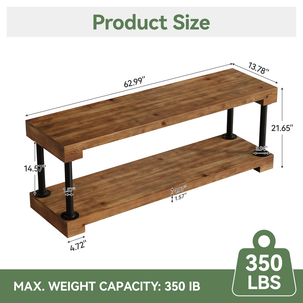 Solid Wood TV Stand for 75-Inch TV I78611