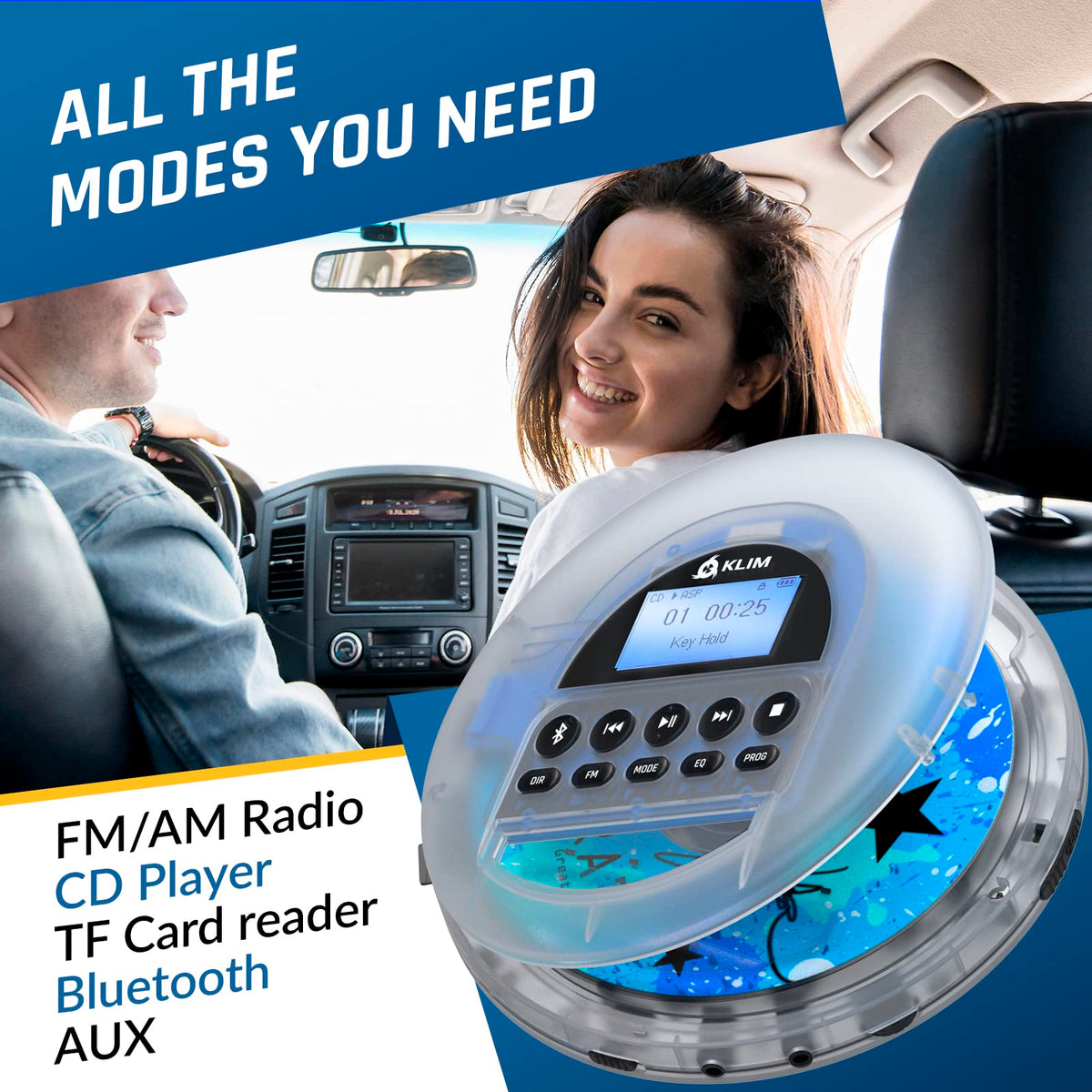 Portable CD Player with Headphones U9593
