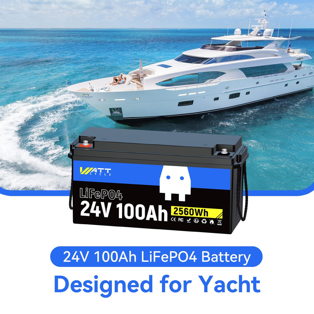 24V 100Ah LiFePO4 Battery Q53876